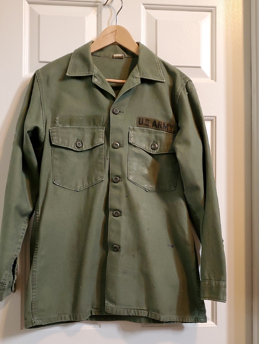 U.S. Army Olive Drab Size Small Men's Field Shirt Jacket